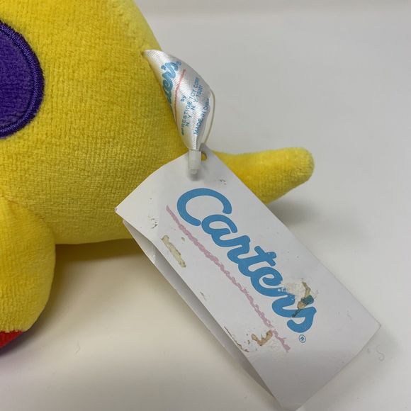 Vintage Carters Dinosaur Plush‎ Yellow Dino - Picture 2 of 3